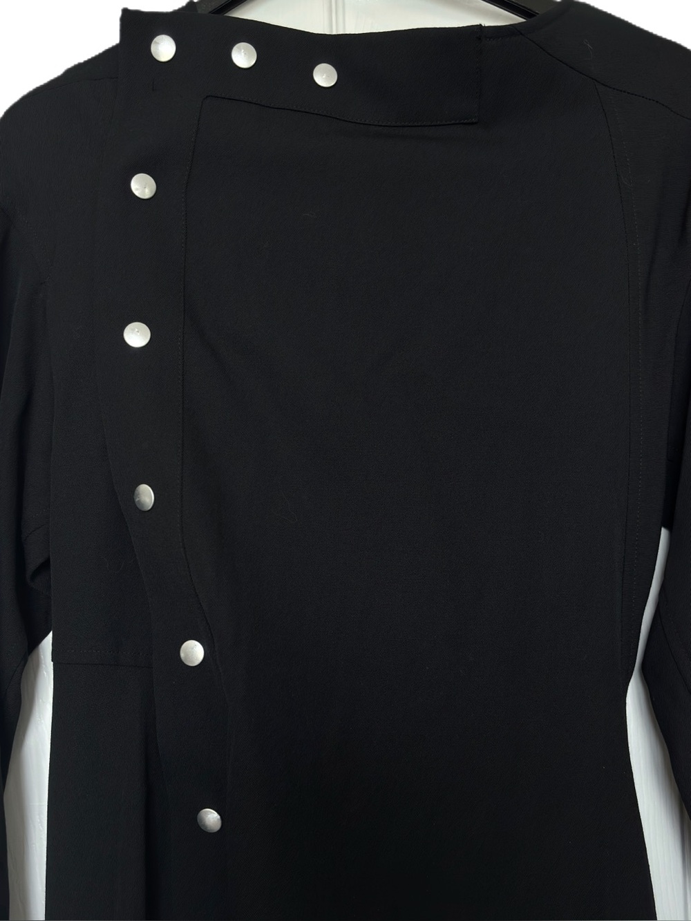 Yohji Yamamoto Vintage Black Convertible Long Coat Maxi Dress NWT Size Small - Picture 16 of 16